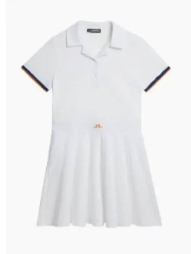 Women's Dagmar Short Dress White - J.LINDEBERG - BALAAN 2