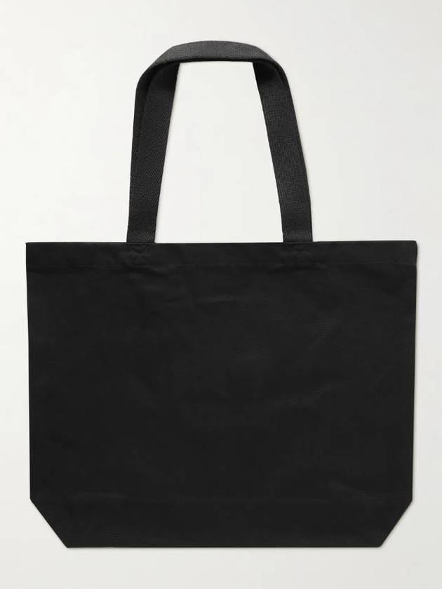 Cafe Kitsune Logo Eco Bag Black - MAISON KITSUNE - BALAAN 10