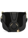 Hana Suede Cross Bag Black - CHLOE - BALAAN 2