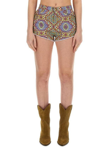 Etro Paisley Print Shorts - ETRO - BALAAN 1