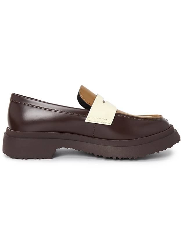 Women Twins Shoes Loafers Brown white - CAMPER - BALAAN 5