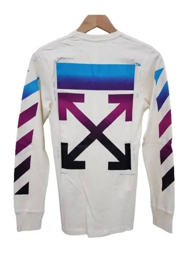 gradient arrow long sleeve t-shirt white - OFF WHITE - BALAAN 2