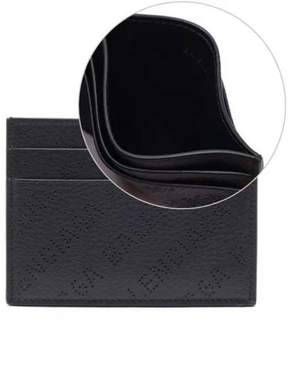 Logo Perforated Cash Card Holder Black - BALENCIAGA - BALAAN 2