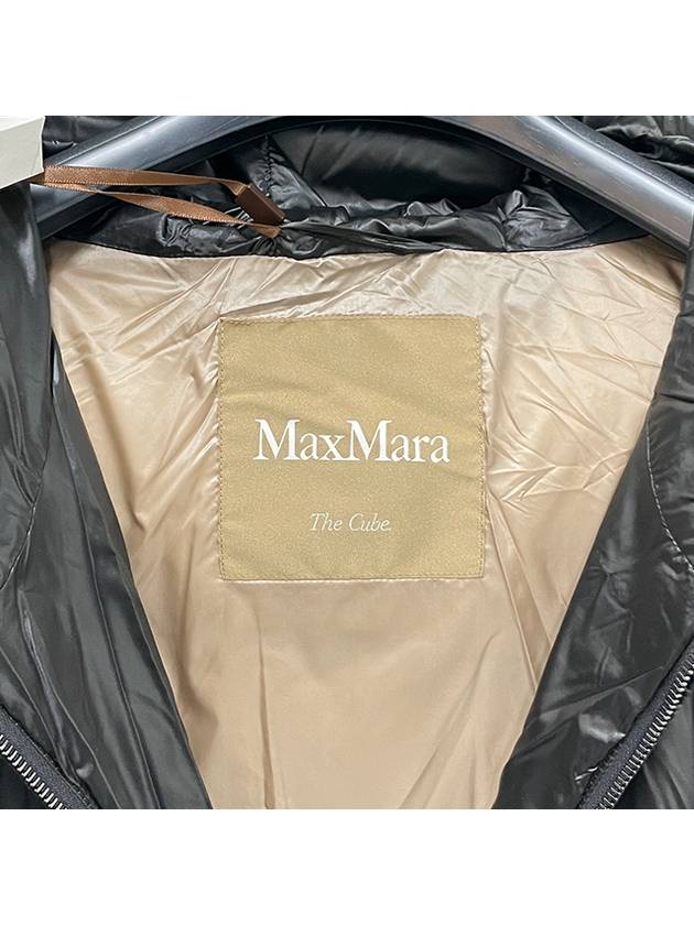 The Cube SPACEPI Down Padded Short Jacket Dark Gray 022 - MAX MARA - BALAAN 7