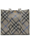 medium check knitted tote bag 8090405 - BURBERRY - BALAAN 1