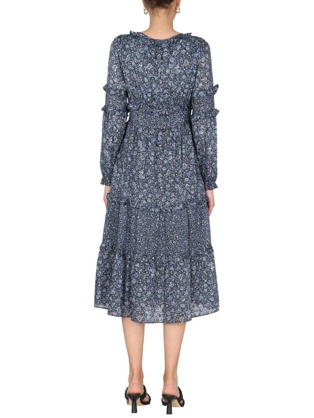 Michael Kors Dress With Floral Print - MICHAEL KORS - BALAAN 3