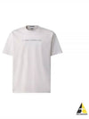 Mercerized Jersey Graphic Face Short Sleeve T-Shirt White - CP COMPANY - BALAAN 2