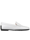 Women's City Gommino Leather Driving Shoes White - TOD'S - BALAAN 3