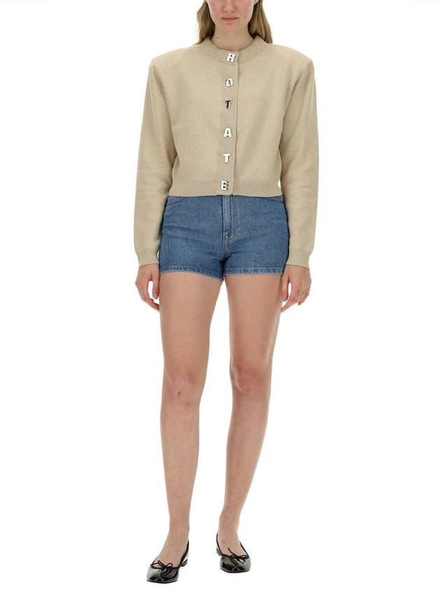 Rotate Birger Christensen Denim Shorts - ROTATE - BALAAN 2