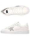 Pure Star Glitter Silver Low Top Sneakers White - GOLDEN GOOSE - BALAAN 8