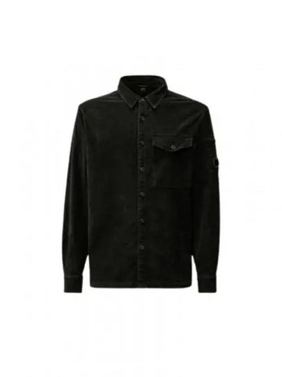 Lens Detail Long Sleeve Shirt Black - CP COMPANY - BALAAN 2