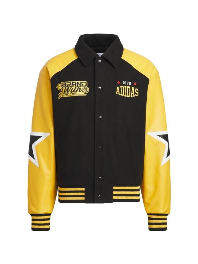 BB Retro Street Bomber Jacket Yellow Black - ADIDAS - BALAAN 1