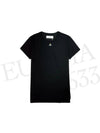 Embroided ORB Peru Short Sleeve T-Shirt Black - VIVIENNE WESTWOOD - BALAAN 3