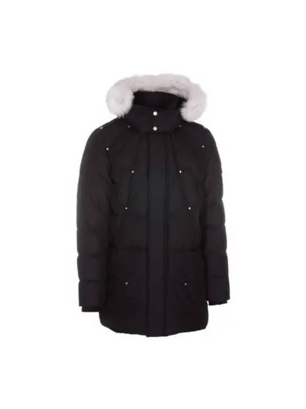 Men's Jackson Cloud Parka Natural Fox Fur Black - MOOSE KNUCKLES - BALAAN 2