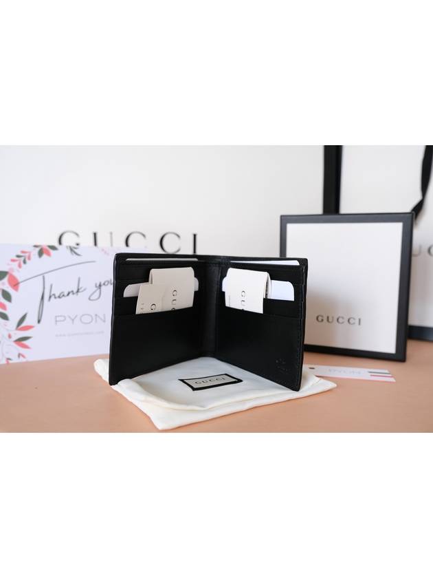 Micro GG Ssima Bifold Wallet Black - GUCCI - BALAAN 4