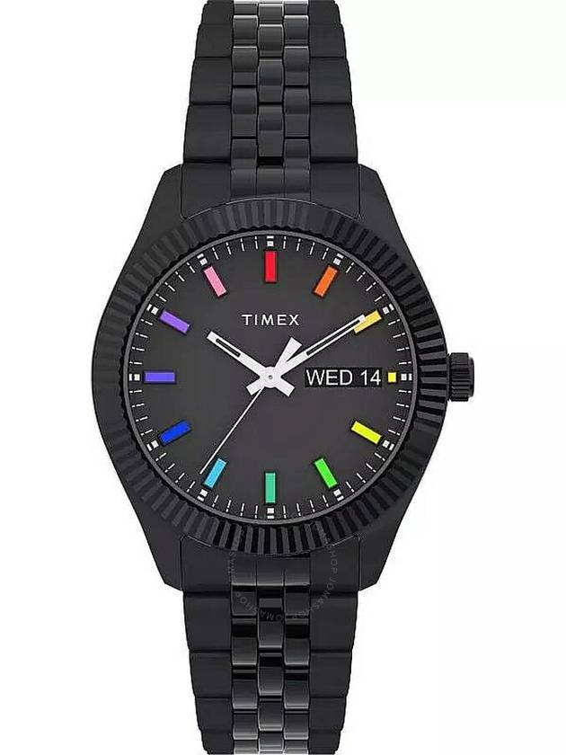 Timex Legacy Rainbow Quartz Black Dial Ladies Watch TW2V61700 - TIMEX - BALAAN 1