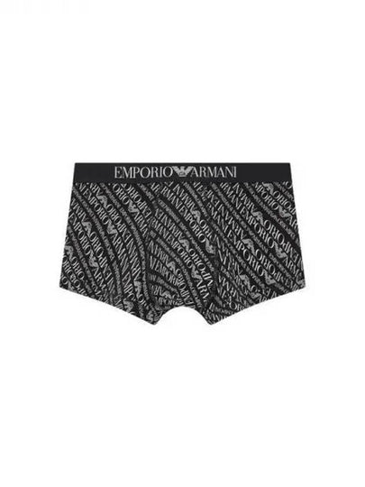 UNDERWEAR Men s Full Logo Pattern Drawn Black 271949 - EMPORIO ARMANI - BALAAN 1