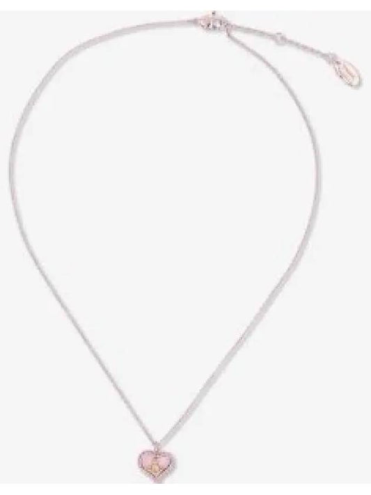 Petra Heart Logo Necklace Rose Gold - VIVIENNE WESTWOOD - BALAAN 2