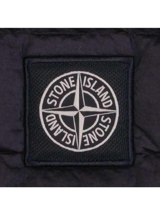 Loom Woven Chambers Nylon Down Vest Black - STONE ISLAND - BALAAN 3