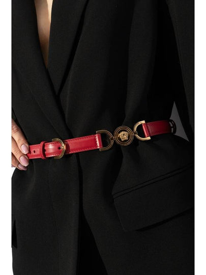 Versace Leather Belt, Women's, Red - VERSACE - BALAAN 2