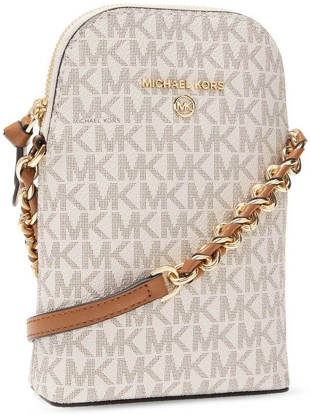 Michael Michael Kors Strapped Phone Holder, Women's, Beige - MICHAEL KORS - BALAAN 4