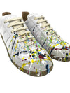 Men's Replica German Army Paint Low Top Sneakers White - MAISON MARGIELA - BALAAN 4