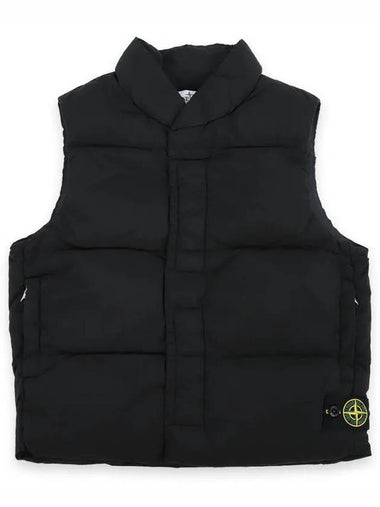 Stone Kids Waffen Patch Nylon Metal Padded Vest Black 7916G0319 V0029 10 12A Adults can be worn - STONE ISLAND - BALAAN 1