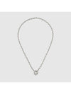 Trademark Chain Necklace Silver - GUCCI - BALAAN 3