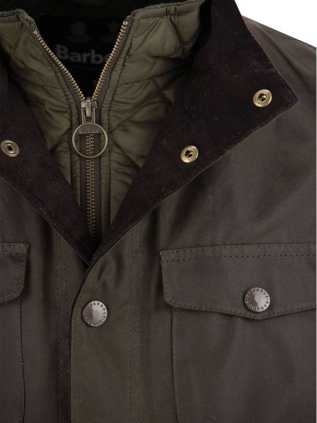 Ogston Safari Wax Jacket Green - BARBOUR - BALAAN 5