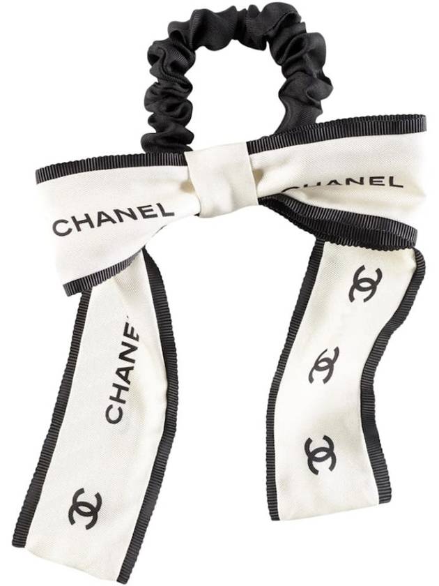 Silk Ribbon Hair Scrunchie Hair Choushu AA8356 - CHANEL - BALAAN 8