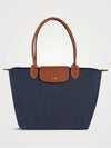 Le Pliage Original Medium Shoulder Bag Tote Navy Women s - LONGCHAMP - BALAAN 1