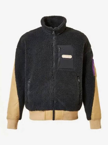 Modern Retro Sherpa Jacket CARBONBEITON - ADIDAS - BALAAN 1