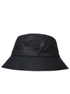 Wax Logo Bucket Hat Black - BARBOUR - BALAAN 3