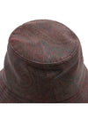 Paisley Bucket Hat Brown - ETRO - BALAAN 9