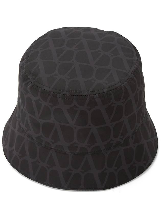 Toile Iconographe Bucket Hat Brown - VALENTINO - BALAAN 2