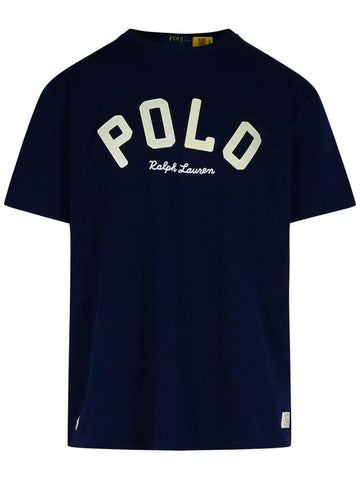 Polo Ralph Lauren Navy Cotton T-Shirt - POLO RALPH LAUREN - BALAAN 1