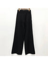 Zigote Wide Wool Slacks Black - MAX MARA - BALAAN 4