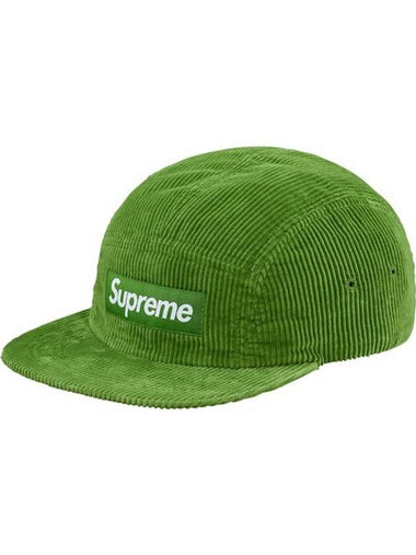 Corduroy Camp Cap Green - SUPREME - BALAAN 1