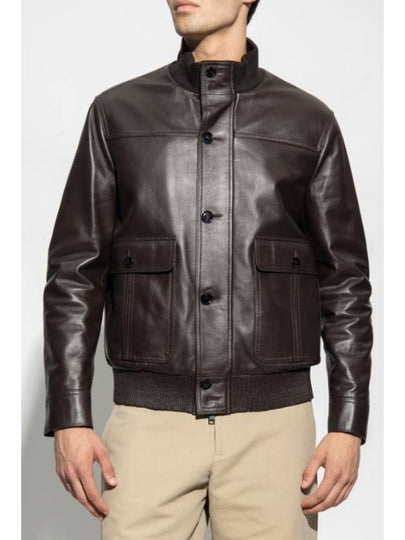 Deerskin blouson jacket brown IT50 - BRIONI - BALAAN 2