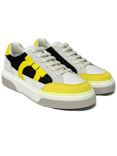 CASSINA GA Gancini Cut Sneakers 0770029 - SALVATORE FERRAGAMO - BALAAN 1