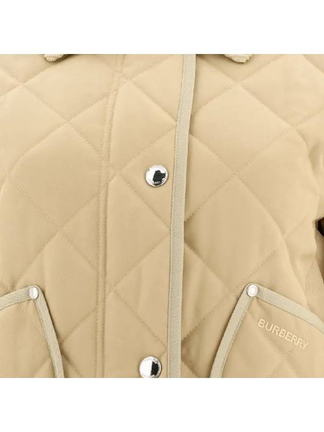 Quilted Classic Collar Jacket Beige - BURBERRY - BALAAN 5