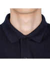 Compass Patch Short Sleeve Polo Shirt Navy - STONE ISLAND - BALAAN 7