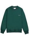 Men's Back Square Label Round Cotton Sweatshirt Sweatshirt Green W233TS21718F - WOOYOUNGMI - BALAAN 1