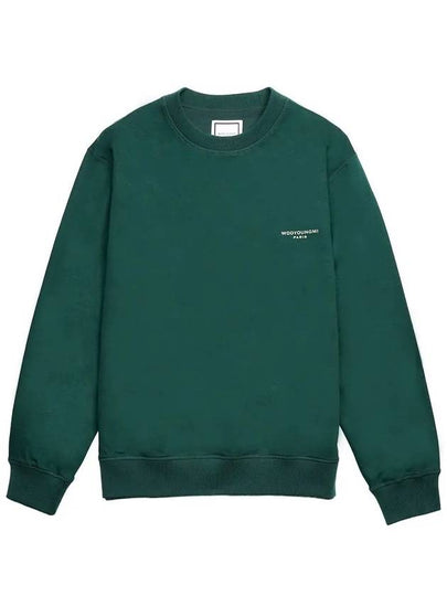 Back Square Label Sweatshirt Green - WOOYOUNGMI - BALAAN 2