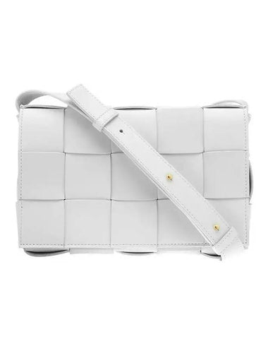 Intrecciato Cassette Cross Bag White - BOTTEGA VENETA - BALAAN 1