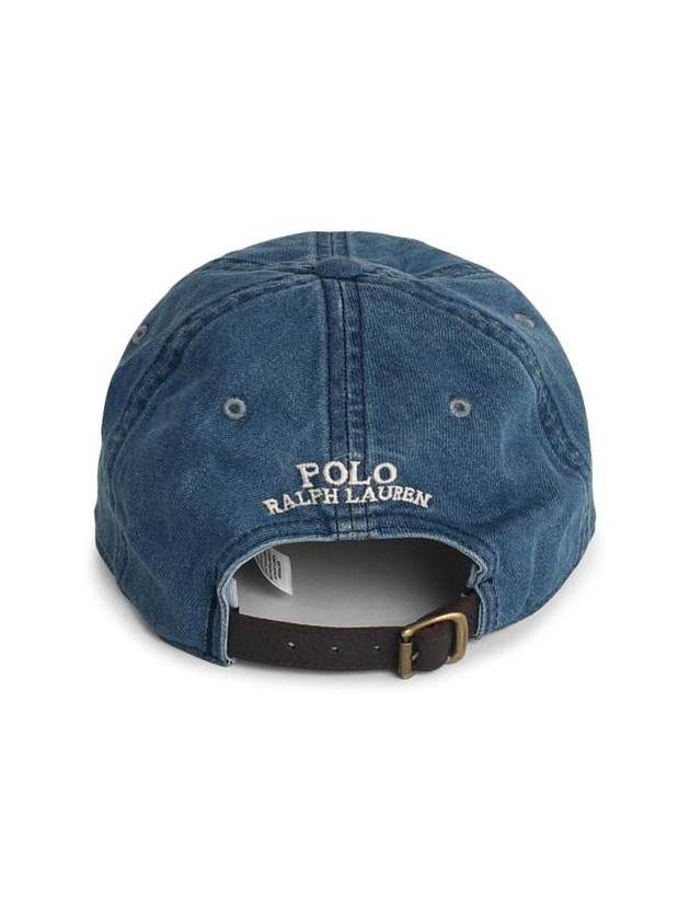 Polo Ralph Lauren Blue Denim Cap - POLO RALPH LAUREN - BALAAN 3