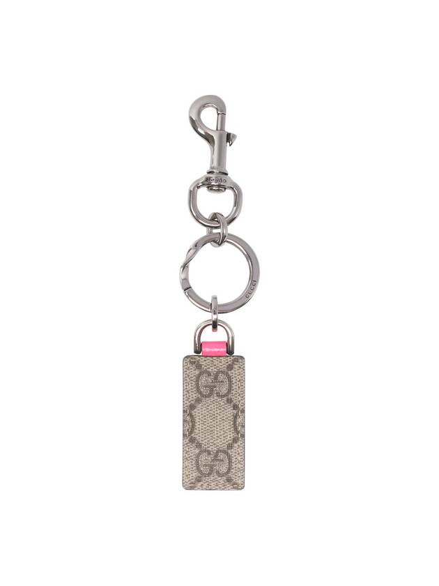 Ophidia Hook Closure Key Chain Beige Pink - GUCCI - BALAAN 1