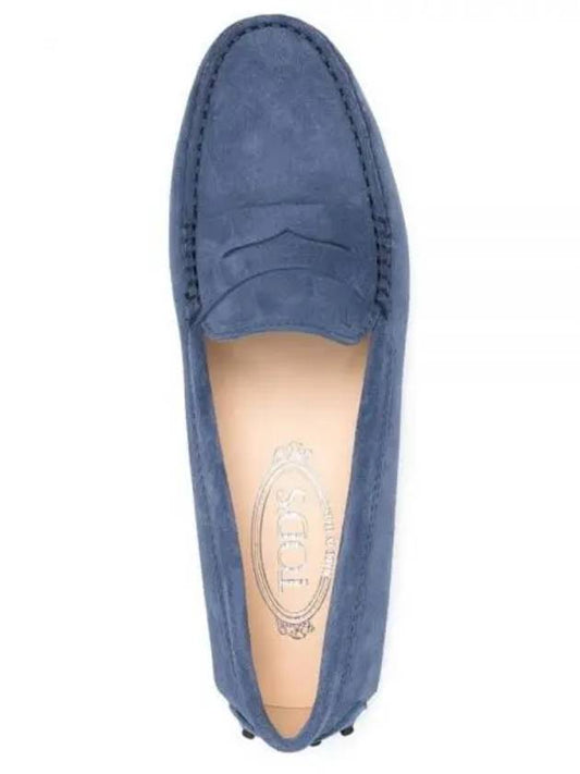 Gommino Suede Driving Shoes Blue - TOD'S - BALAAN 2