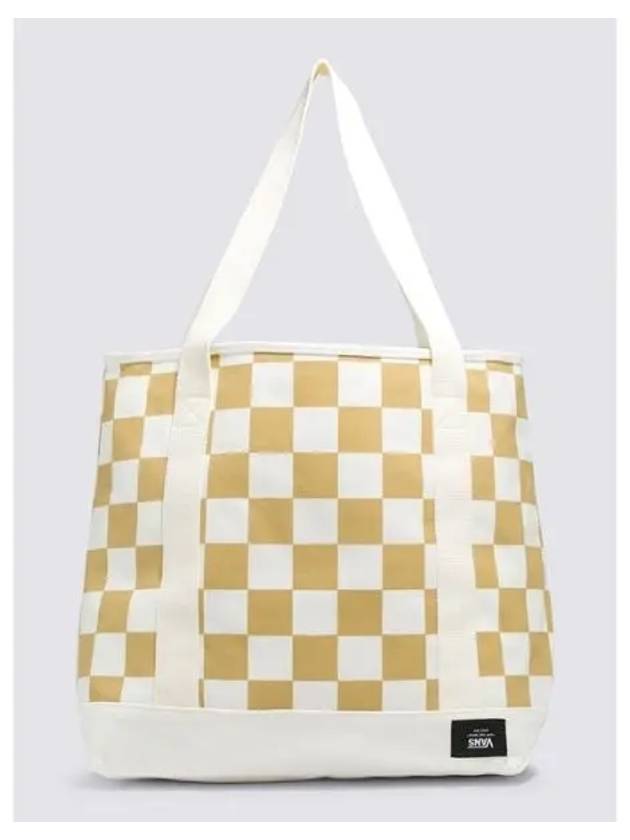 Official PERGS Checkerboard Tote Bag VN0A7PQE5QJ1 - VANS - BALAAN 1