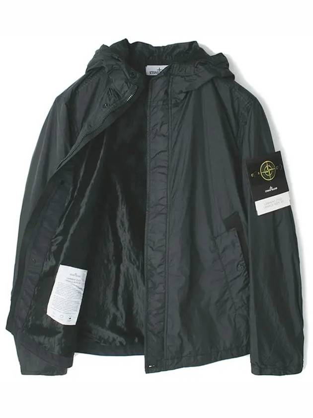 4100092 Crinkle Reps R-NY Wind Resistant Anti Drop Hooded Jacket Grey - STONE ISLAND - BALAAN 8